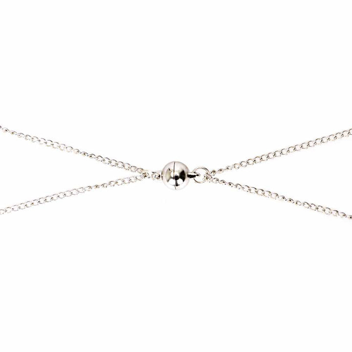 Pikachu &amp; Eevee Pokemon Magnetic Friendship Necklace Set