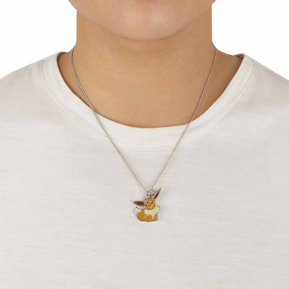 Pikachu & Eevee Pokemon Magnetic Necklace Set