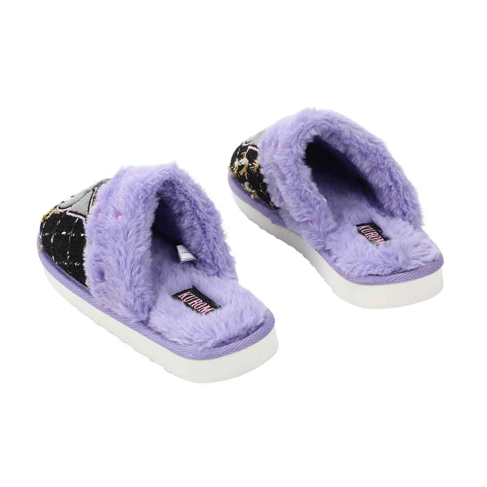 Sanrio Kuromi Faux Fur Women's Slippers