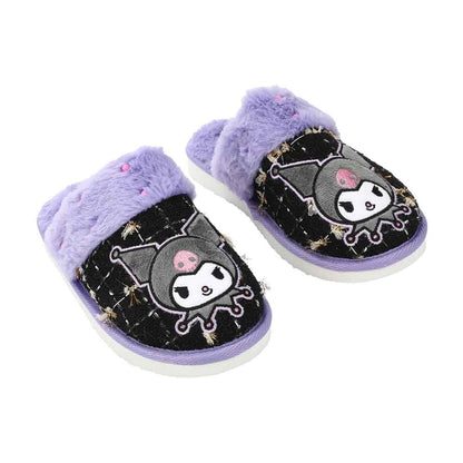 Sanrio Kuromi Faux Fur Women's Slippers