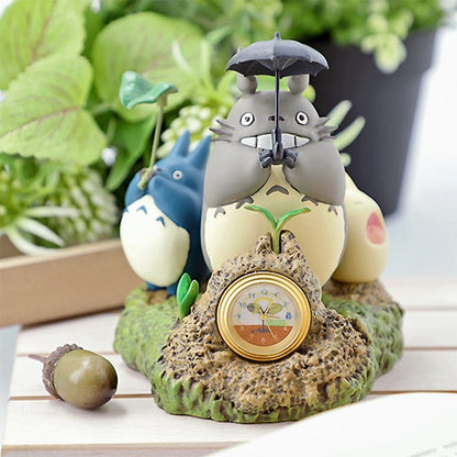 My Neighbor Totoro Dondoko Dance Statue Studio Ghibli Desk Clock