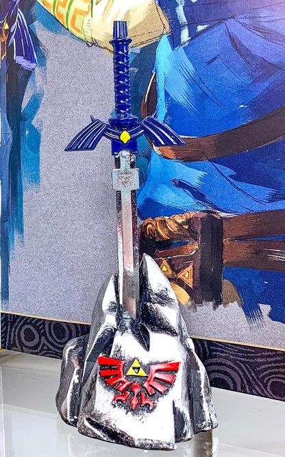 Master Sword in Stone Legend of Zelda Desk Display
