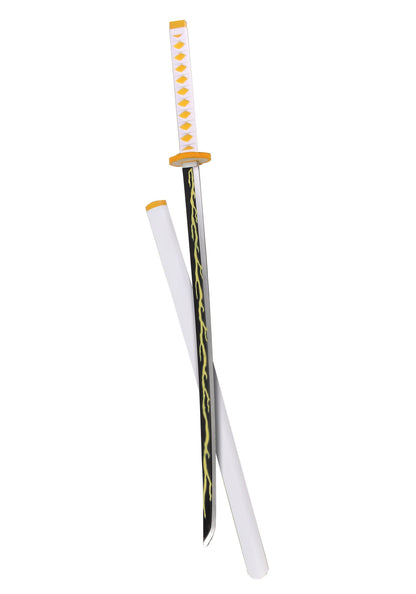 Zenitsu Agatsuma Demon Slayer Nichirin Sword Deluxe Metal Replica