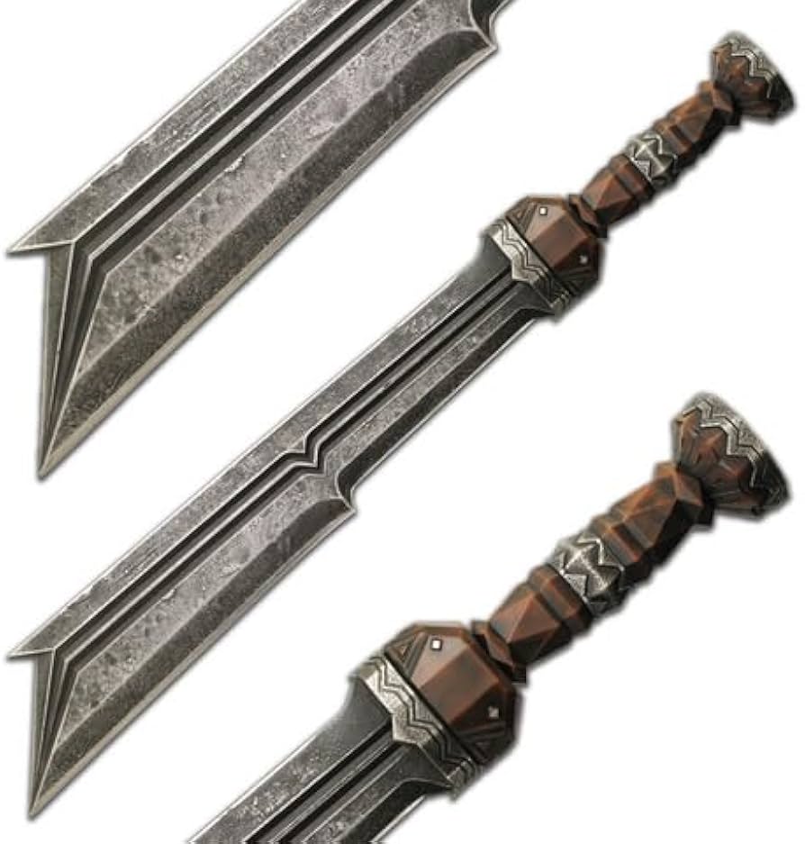 Lord of the Rings The Hobbit Fili Dwarven's Sword Steel Replica