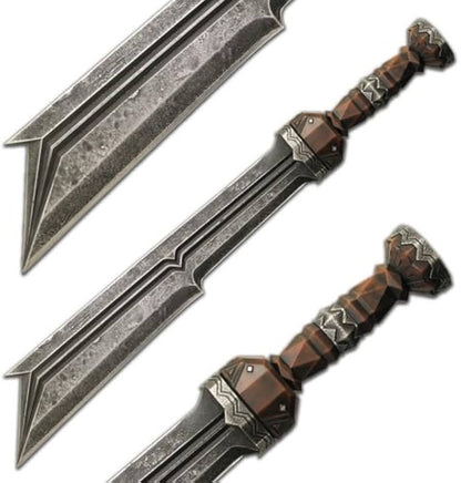 Lord of the Rings The Hobbit Fili Dwarven's Sword Steel Replica