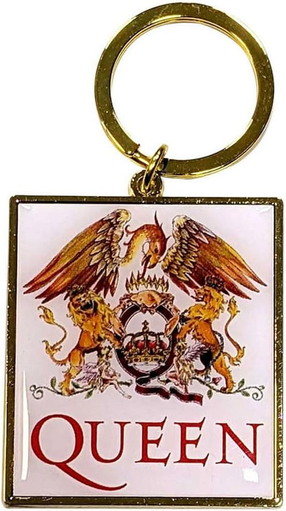 Queen Classic Crest Band Logo Keychain