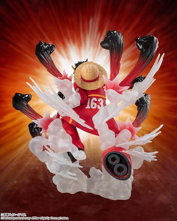 One Piece Monkey D Luffy -Gum-Gum Hawk Gatling (Extra Battle) Figuarts Zero Statue