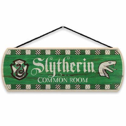 Harry Potter Slytherin Common Room Hanging Wooden Wall Sign