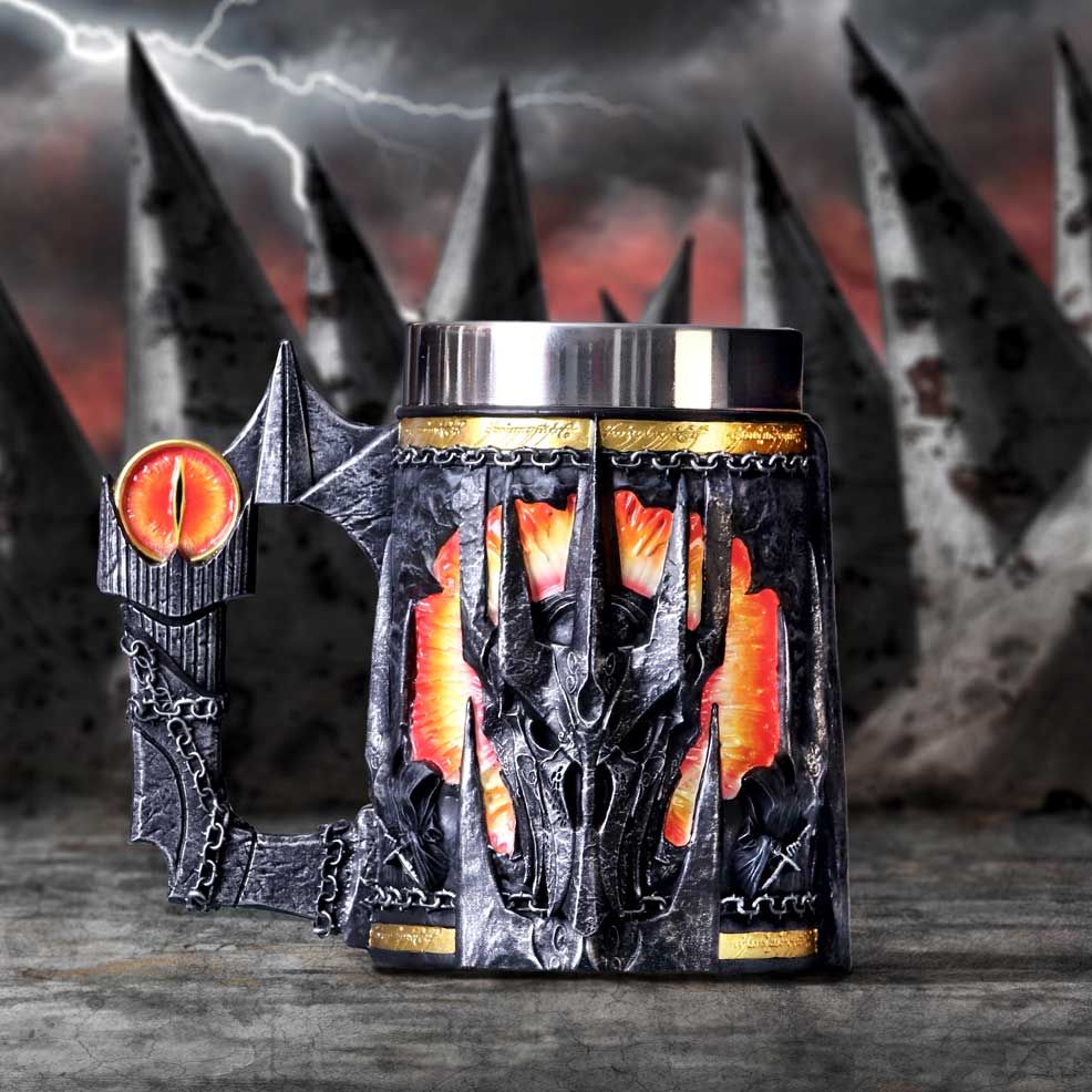 Lord of the Rings Sauron Sculpted Stainless Steel Tankard