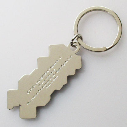 AC/DC Logo Silver Keychain