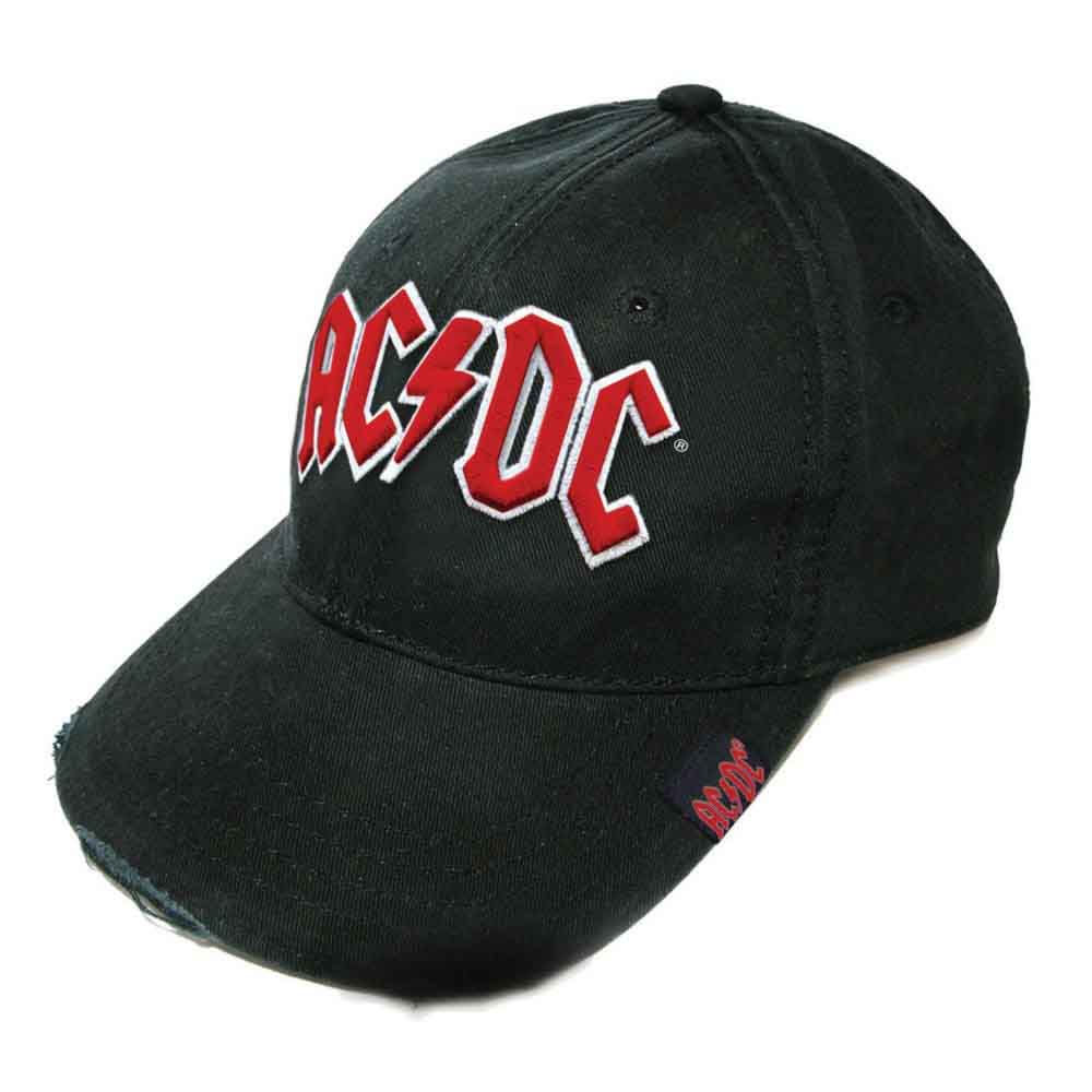 AC/DC Classic Logo Distressed Hat