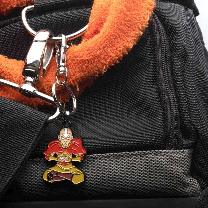 Avatar The Last Airbender Aang in Avatar State Metal Keychain