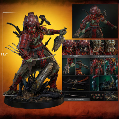Akaoni Samurai Predator Sixth Scale Figure By Hot Toys