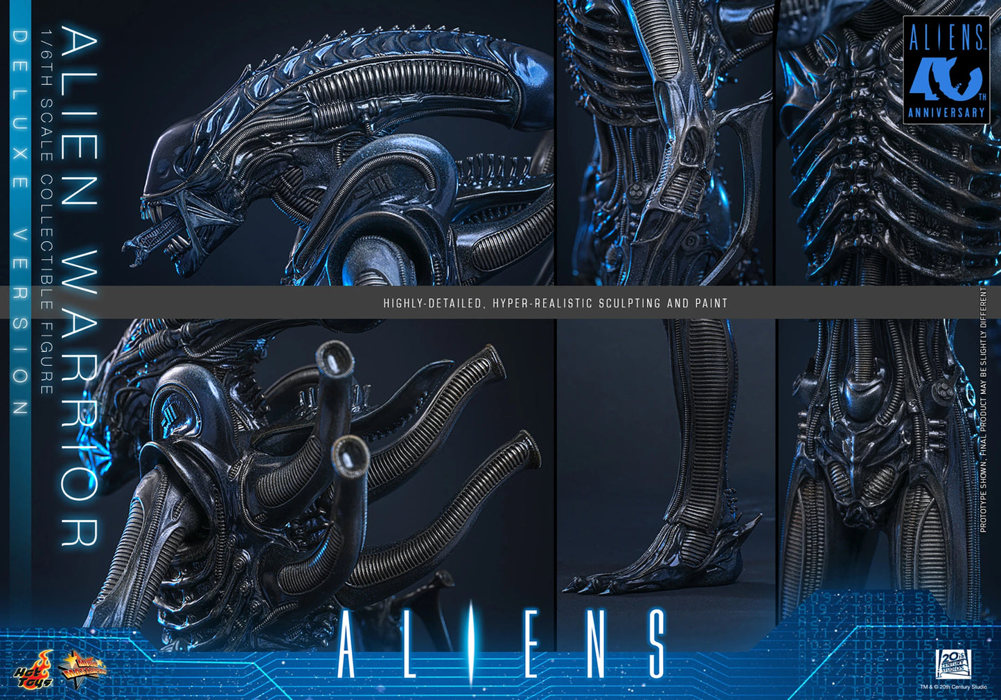 *Pre-Order* Aliens - Alien Warrior (Deluxe Version) Sixth Scale Figure by Hot Toys