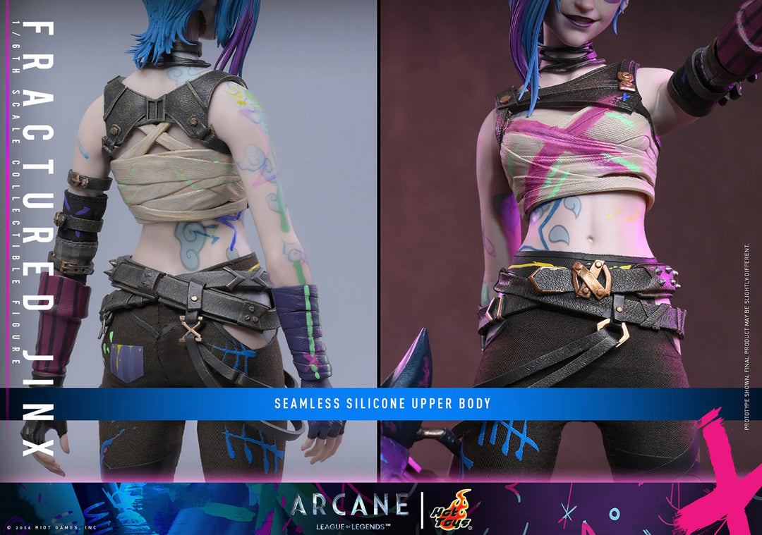 *Pre-Order* Arcane Fractured Jinx Sixth Scale Figure by Hot Toys