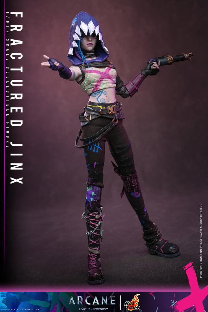 *Pre-Order* Arcane Fractured Jinx Sixth Scale Figure by Hot Toys