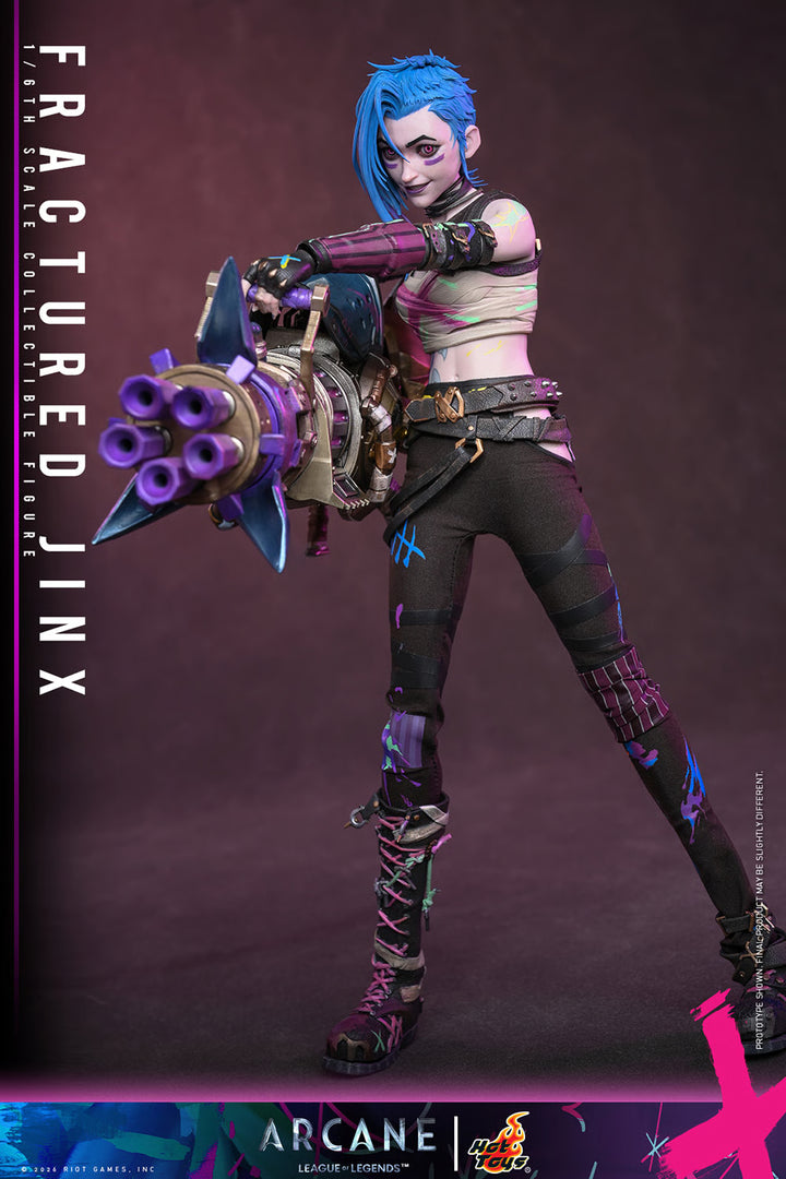 *Pre-Order* Arcane Fractured Jinx Sixth Scale Figure by Hot Toys
