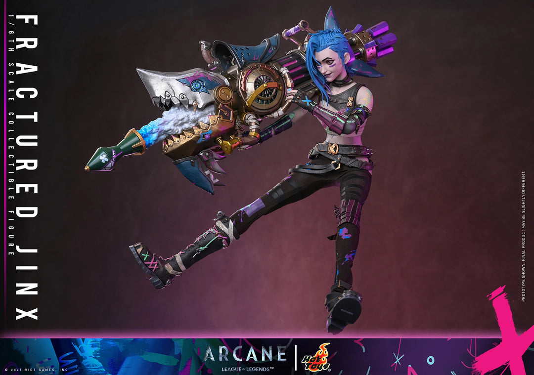 *Pre-Order* Arcane Fractured Jinx Sixth Scale Figure by Hot Toys