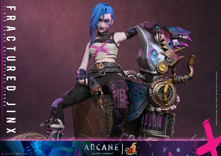 *Pre-Order* Arcane Fractured Jinx Sixth Scale Figure by Hot Toys