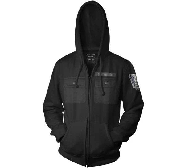 Attack On Titan Scout Regiment Premium Military Style Hoodie