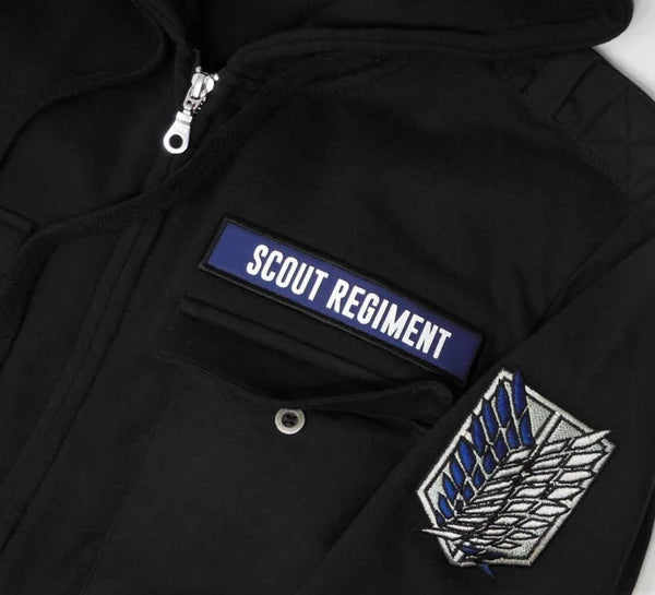 Attack On Titan Scout Regiment Premium Military Style Hoodie