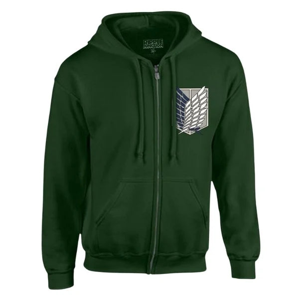 Attack On Titan Survey Corps Zip Hoodie