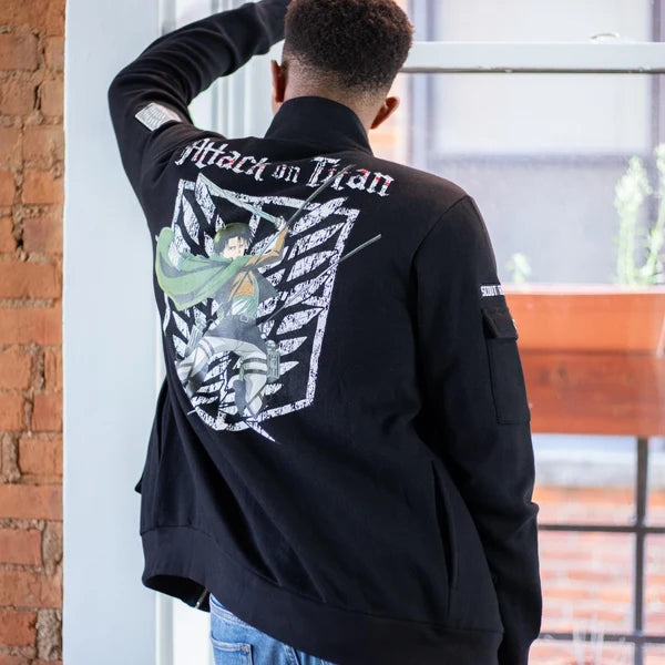 Attack on Titan Scout Regiment Levi Cargo Zip Jacket