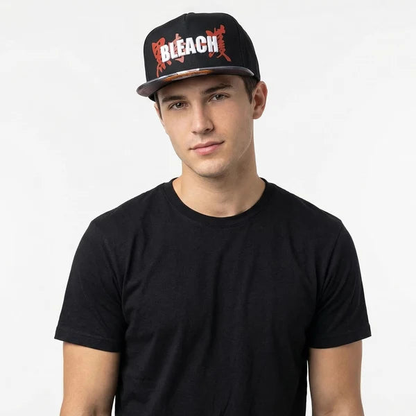 BLEACH Ichigo Lenticular Bill Embroidered Logo Snapback Hat