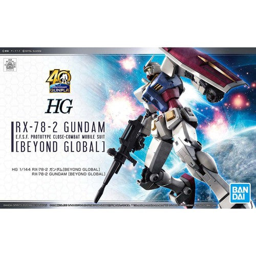 Bandai HG RX-78-2 Gundam (Beyond Global) Action Figure Model Kit