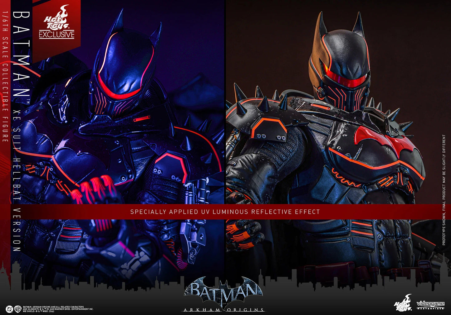 Batman (XE Suit Hellbat Version) Sixth Scale Figure by Hot Toys