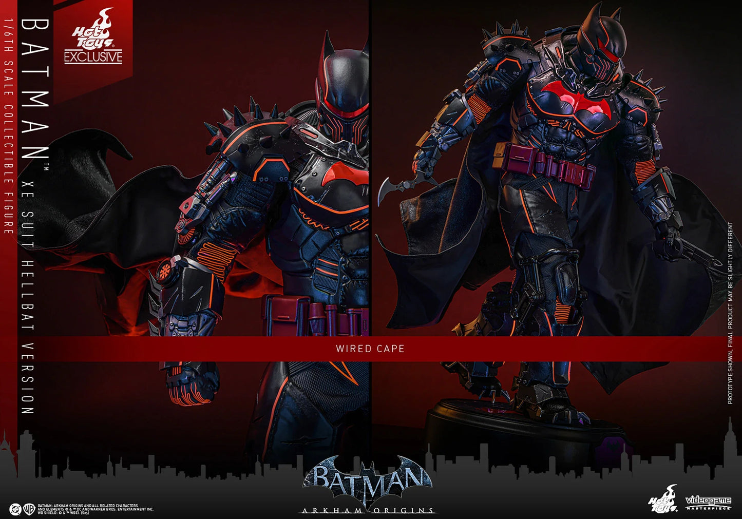 Batman (XE Suit Hellbat Version) Sixth Scale Figure by Hot Toys