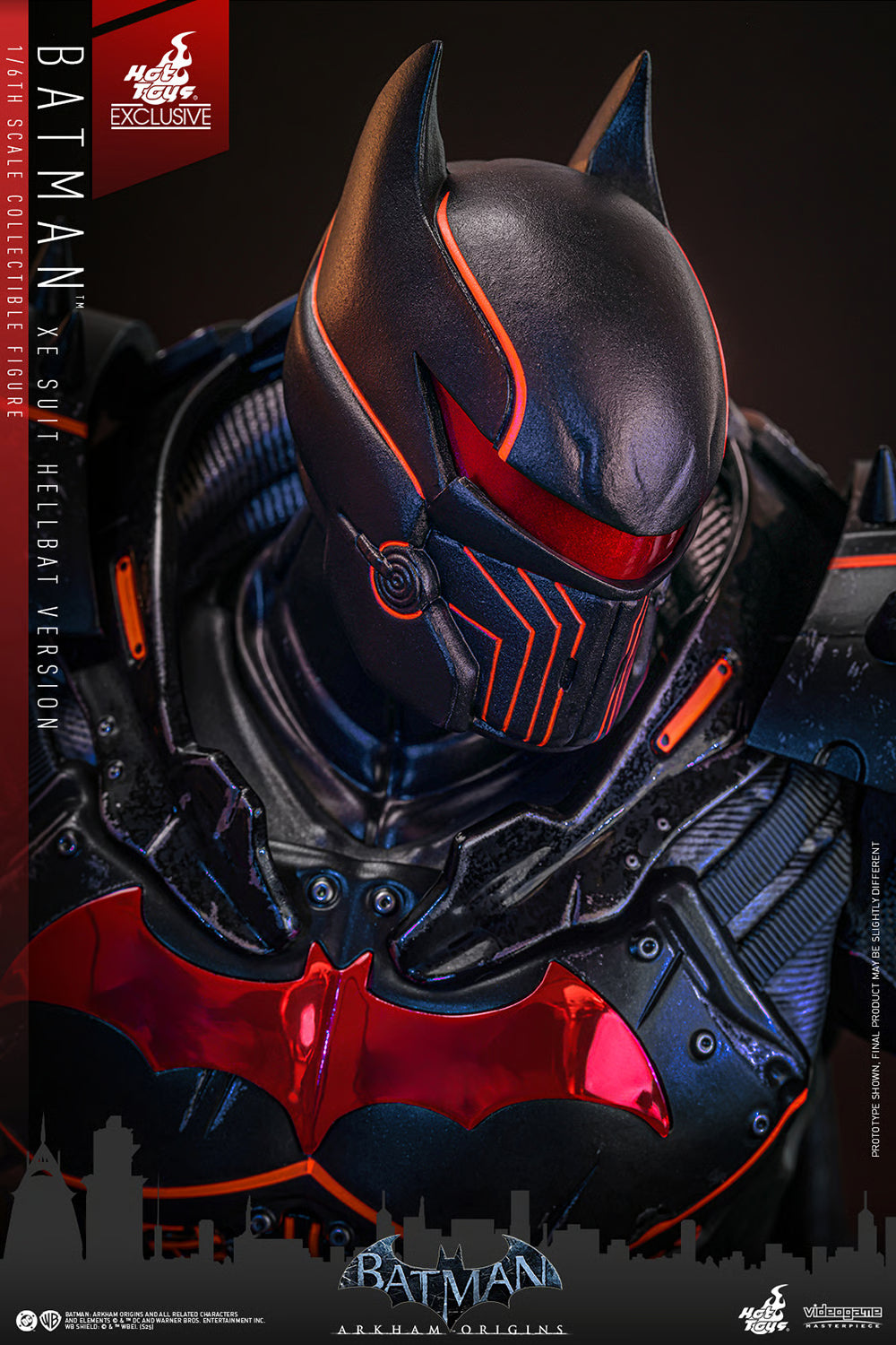 Batman (XE Suit Hellbat Version) Sixth Scale Figure by Hot Toys