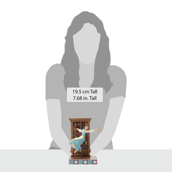 Beauty &amp; The Beast Belle A World of Books Jim Shore Disney Traditions Statue