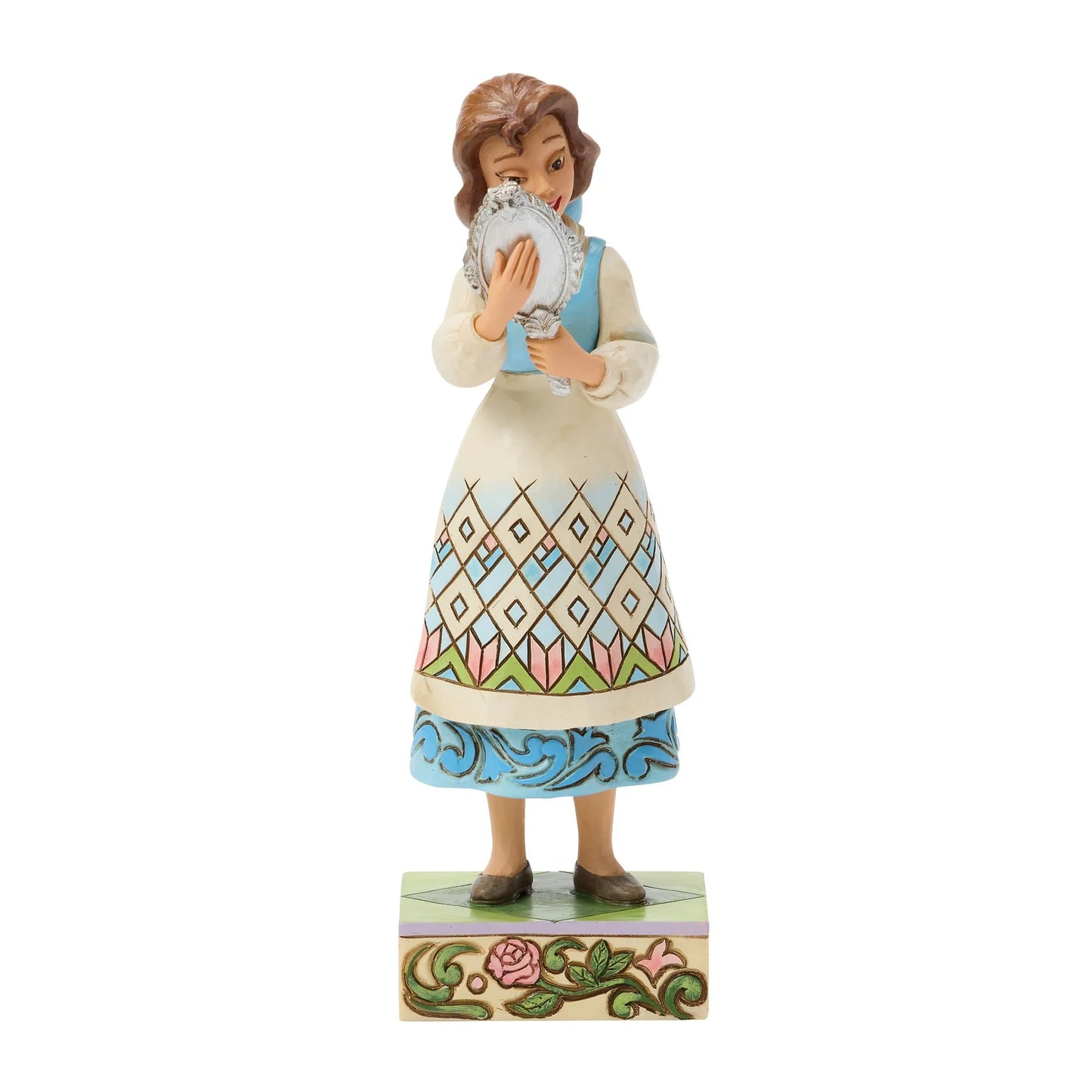 Beauty and the Beast - Belle with Mirror Jim Shore Disney Traditions Statue