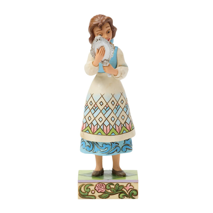 Beauty and the Beast - Belle with Mirror Jim Shore Disney Traditions Statue