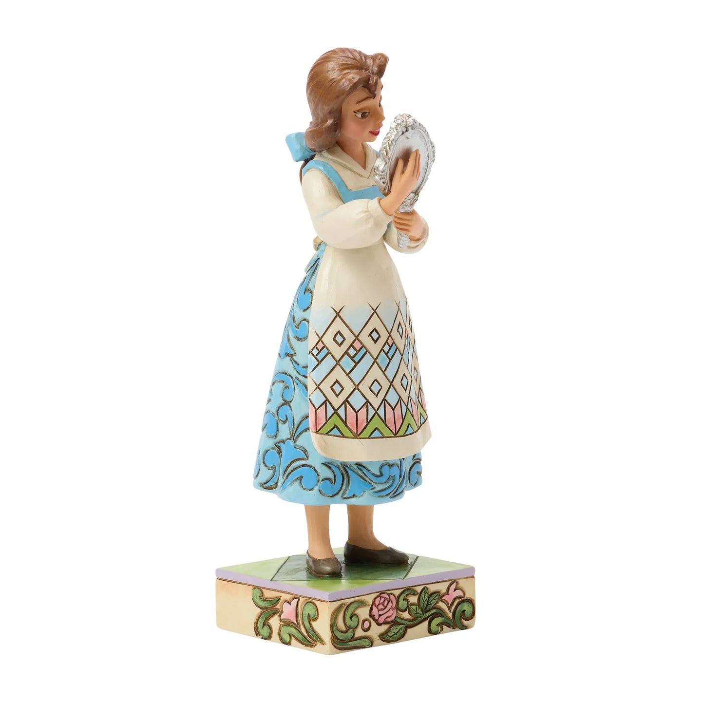 Beauty and the Beast - Belle with Mirror Jim Shore Disney Traditions Statue
