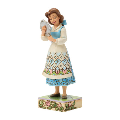Beauty and the Beast - Belle with Mirror Jim Shore Disney Traditions Statue