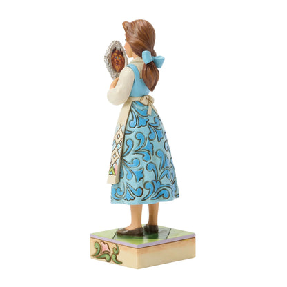 Beauty and the Beast - Belle with Mirror Jim Shore Disney Traditions Statue