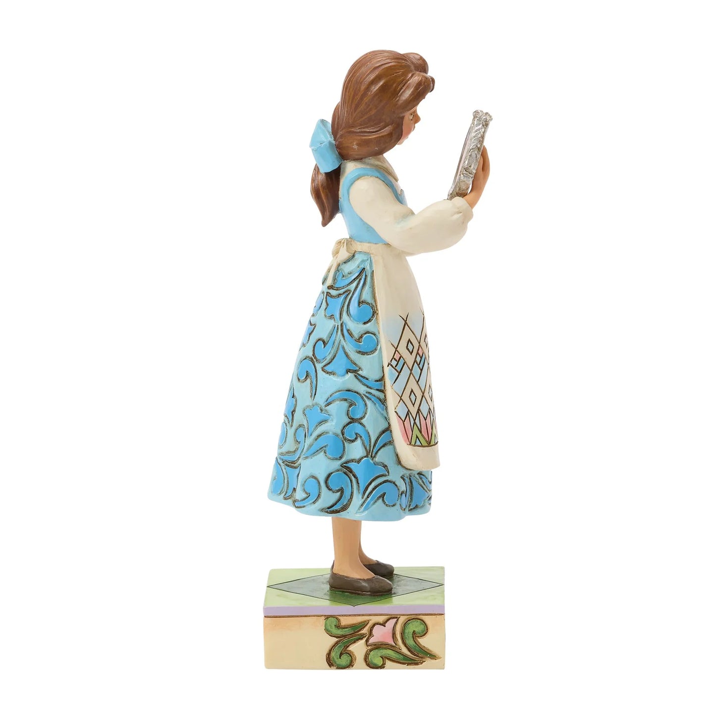Beauty and the Beast - Belle with Mirror Jim Shore Disney Traditions Statue