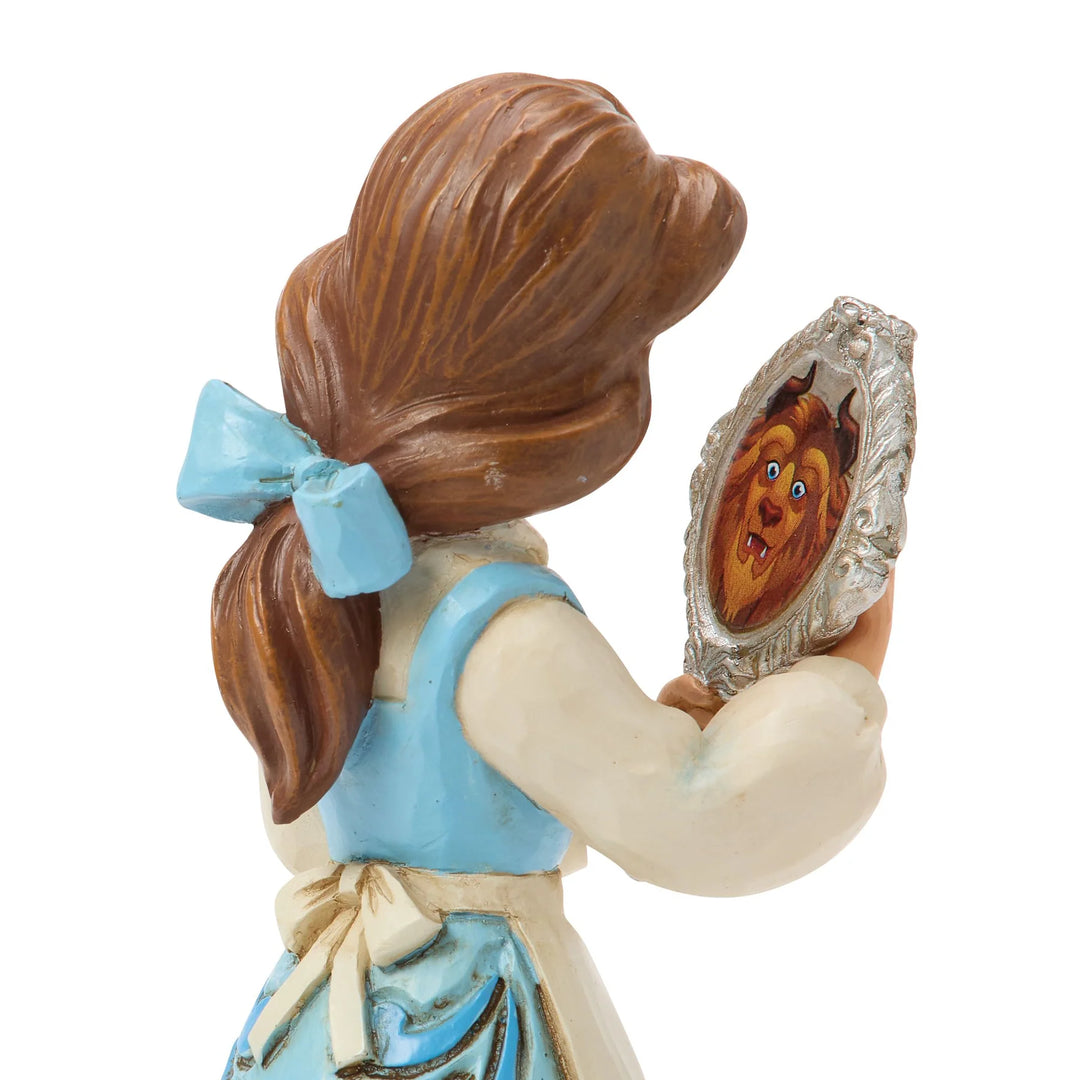 Beauty and the Beast - Belle with Mirror Jim Shore Disney Traditions Statue