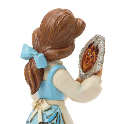 Beauty and the Beast - Belle with Mirror Jim Shore Disney Traditions Statue