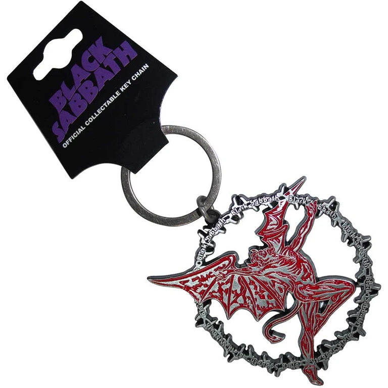 Black Sabbath Daemon Ring Keychain