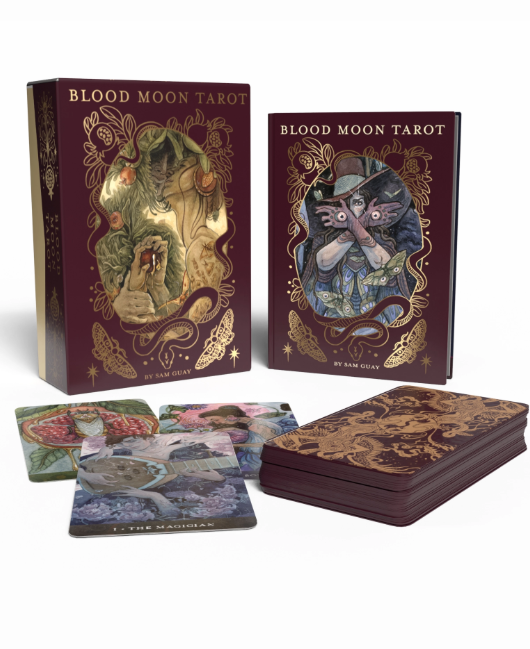 Blood Moon Tarot Deck and Guidebook