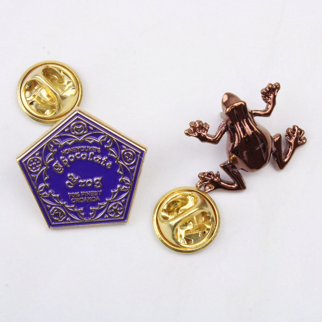 Harry Potter Chocolate Frog Metal Pin Set