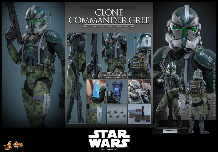*Pre-Order* Clone Commander Gree Star Wars Sixth Scale Figure by Hot Toys