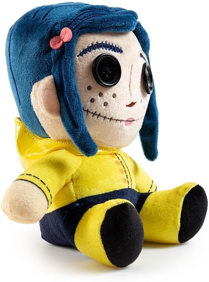 Coraline Button Eye Sitting Plush