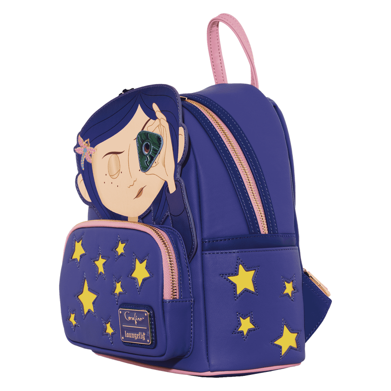 LOUNGEFLY Coraline Stars Cosplay Mini Backpack