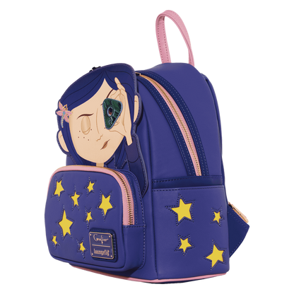 LOUNGEFLY Coraline Stars Cosplay Mini Backpack