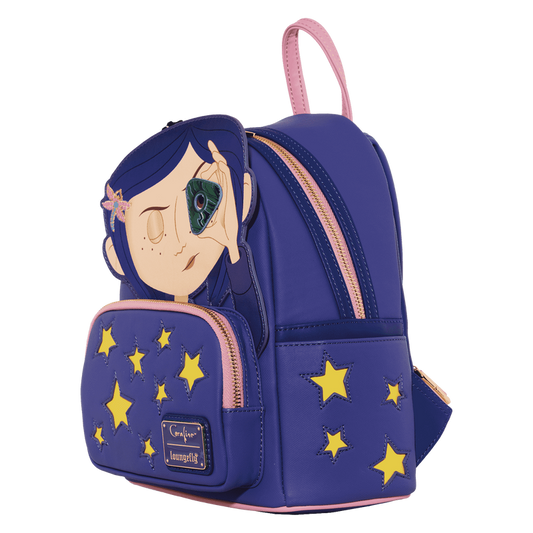 LOUNGEFLY Coraline Stars Cosplay Mini Backpack