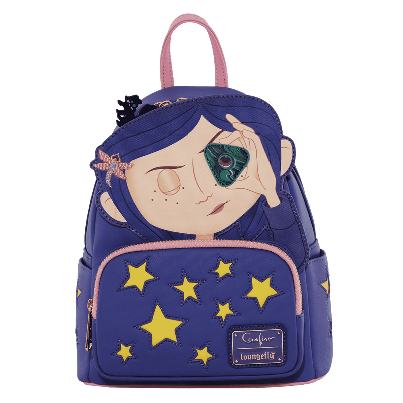 LOUNGEFLY Coraline Stars Cosplay Mini Backpack